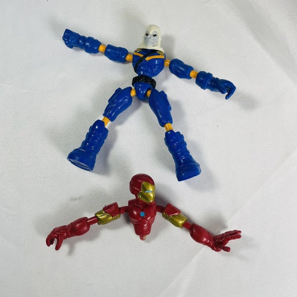 Marvel Avengers Bend Flex Taskmaster 6" Action Figure 2020 Hasbro Plus Iron Top